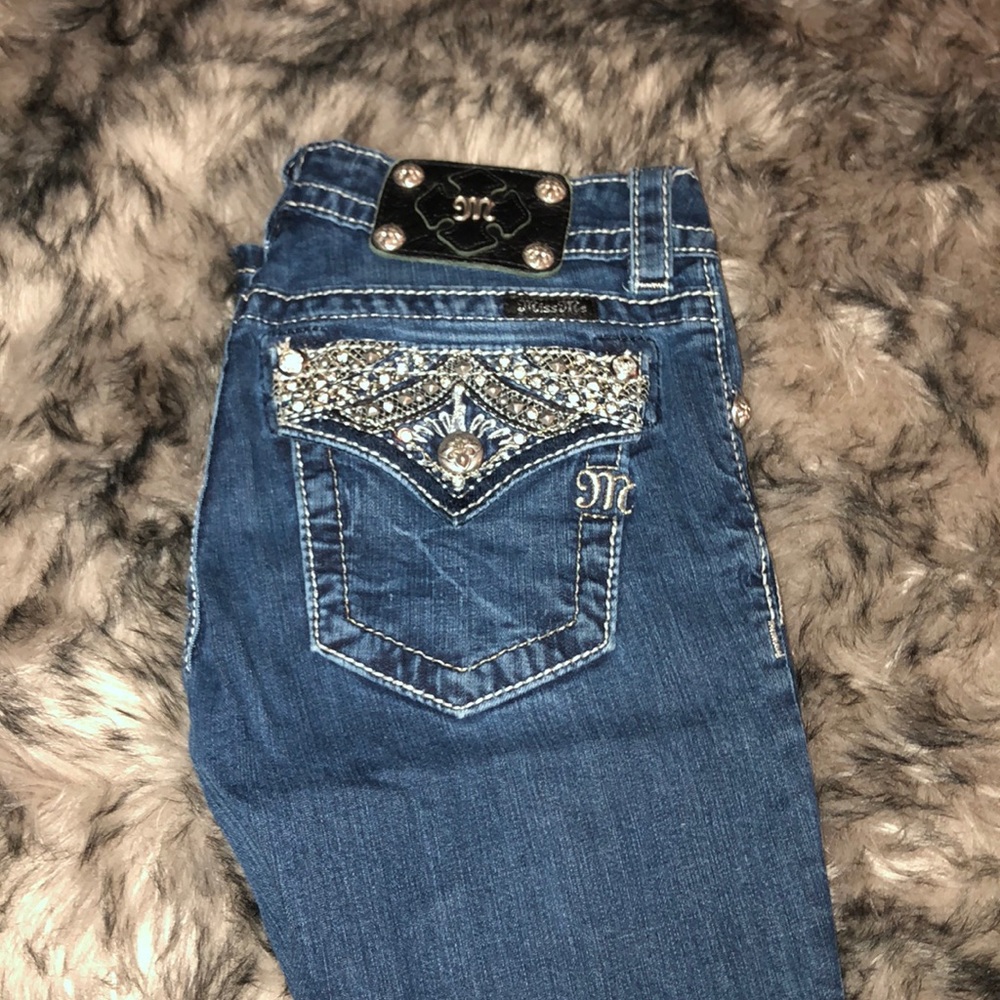 Miss Me Bedazzled Skinny Jeans
